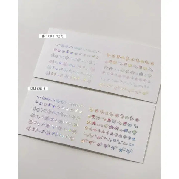 [BUNJANG] Magoz Mini Line Kiss Cut Stickers (4 Types) / 마고즈 미니 라인 키스컷 4종