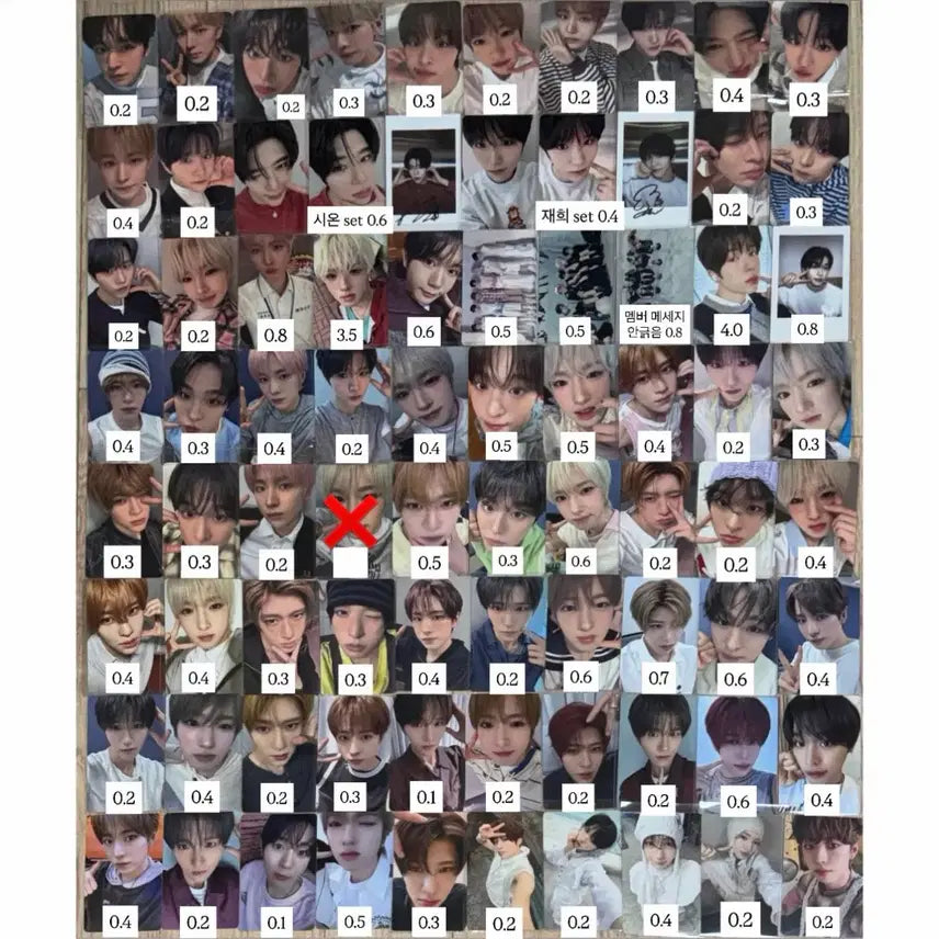 [BUNJANG] NCT WISH Pop-Up Store 'O to Love' Kyou Sakuhci Jaehee Yushi Sakuya Photocard Split Set / 엔시티위시팝팝컬러오드투러브위드뮤시온리쿠유우시재희료사쿠야포카분철돌팝업