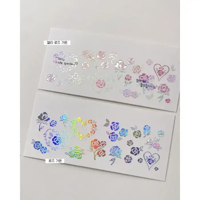 [BUNJANG] Magos Rose Garden Kiss Cut Stickers (2 Types) / 마고즈 로즈 가든 키스컷 2종