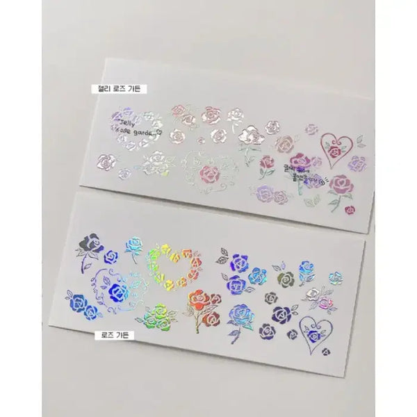 [BUNJANG] Magos Rose Garden Kiss Cut Stickers (2 Types) / 마고즈 로즈 가든 키스컷 2종