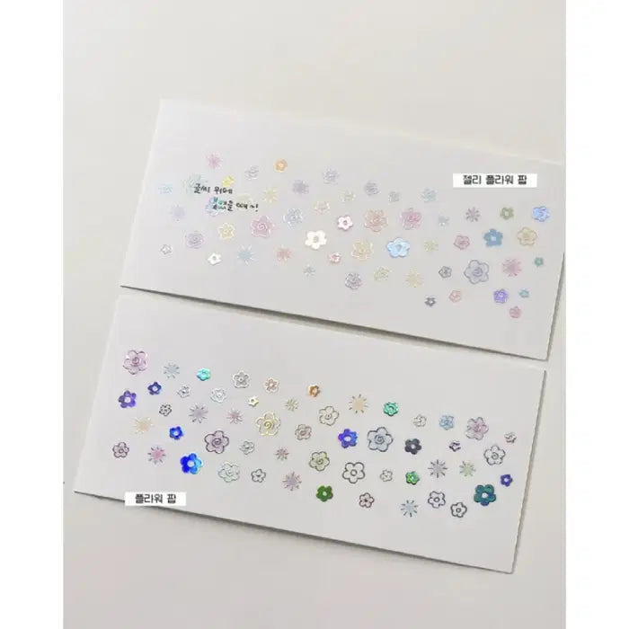 [BUNJANG] Magos Flower Pop Kiss Cut Stickers (2 Types) / 마고즈 플라워 팝 키스컷 2종