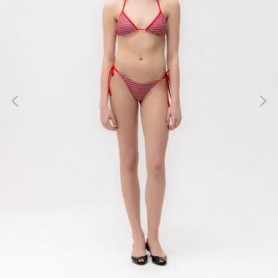 [BUNJANG] GLOWNY G Stripe Bikini Set - Red / (새상품) 글로니 G STRIPE BIKINI SET 레드 세트 판매