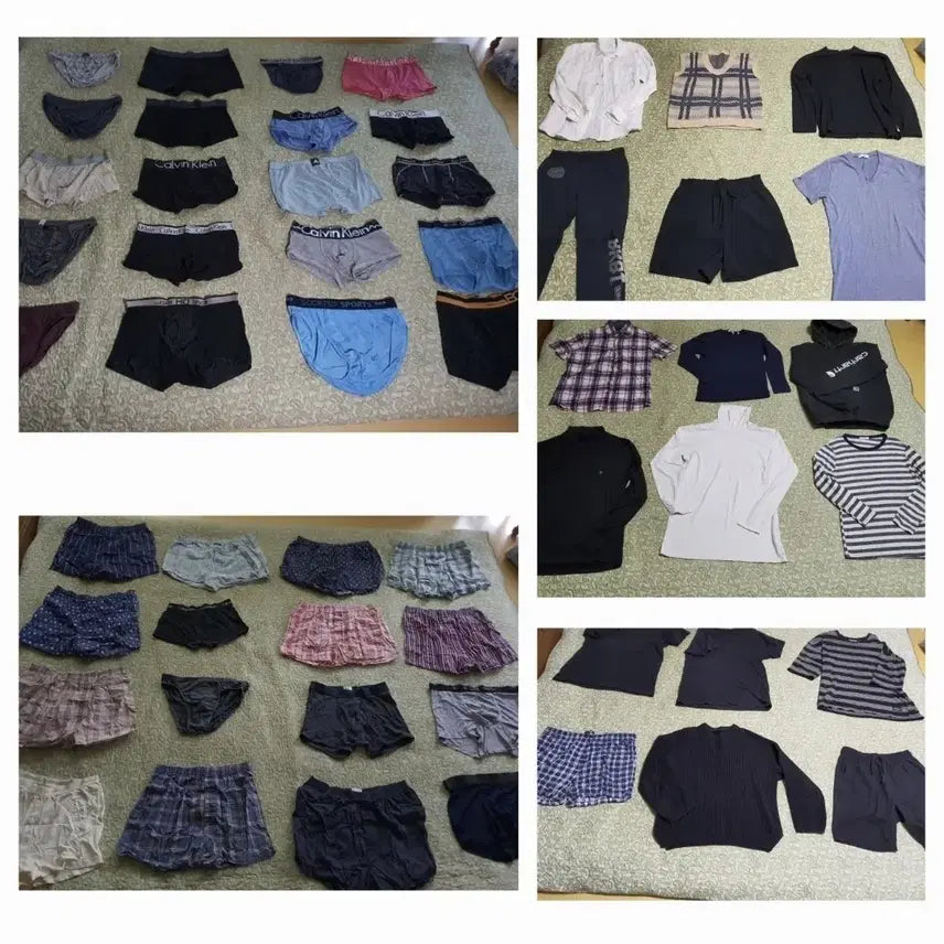 [BUNJANG] Men's Underwear Bundle (Size 95-100) / 남자 팬티종류 95~100사이즈 30개이상 저렴하게 2만5천원 착용감 편안한옷들 18개 덤