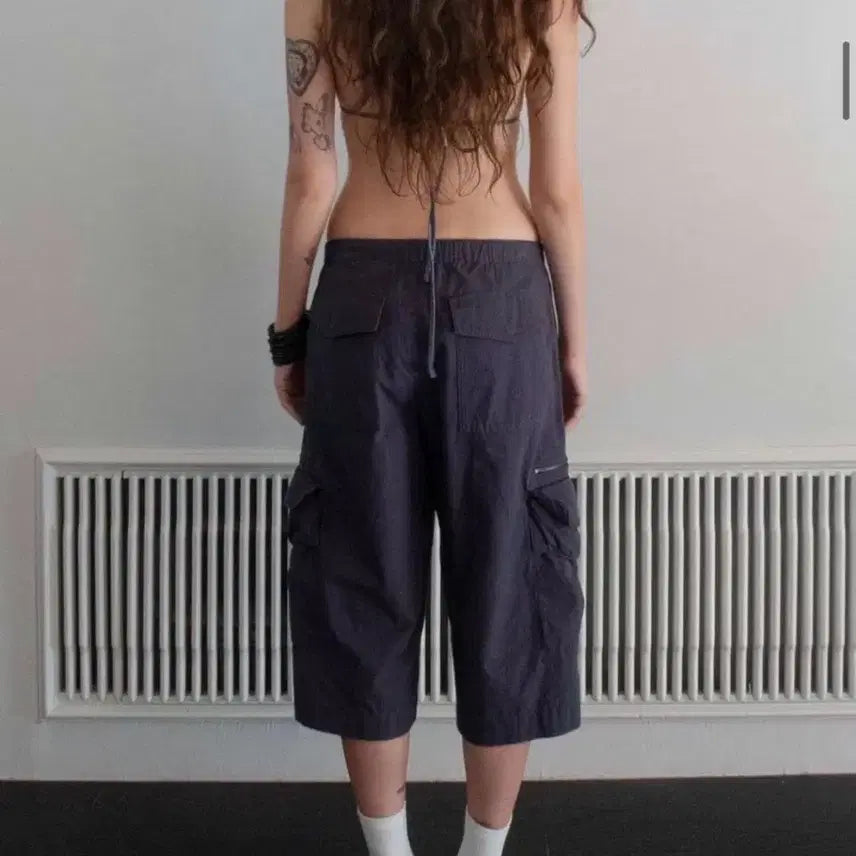 [BUNJANG] Sculptor Bermuda Utility Pants Navy / 스컬프터 버뮤다 팬츠 Bermuda Utility Pants Navy