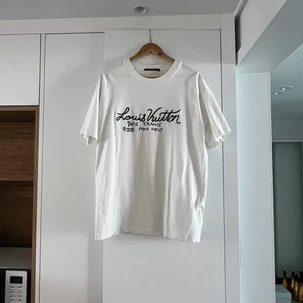[BUNJANG] Louis Vuitton Embroidered T-Shirt XL / 루이비통 엠브로이더드 반팔 XL