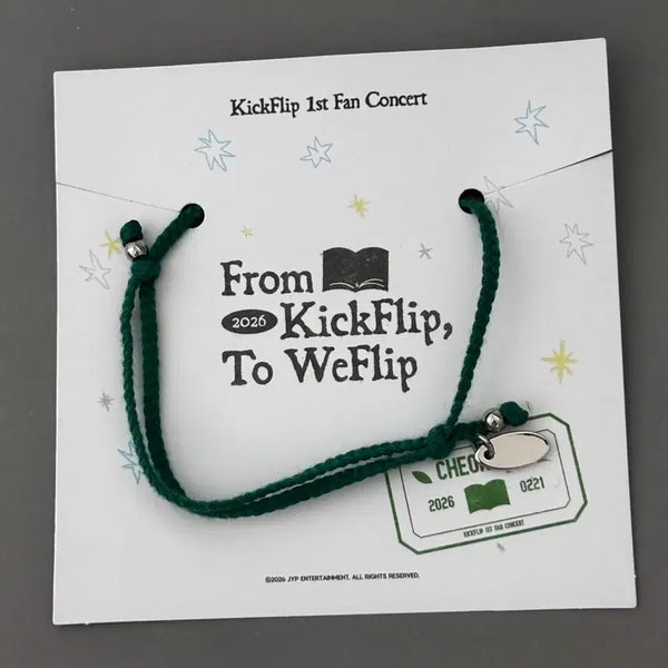 [BUNJANG] Kickflip Fancon Cheongju Bracelet / 킥플립 팬콘 청주 팔찌