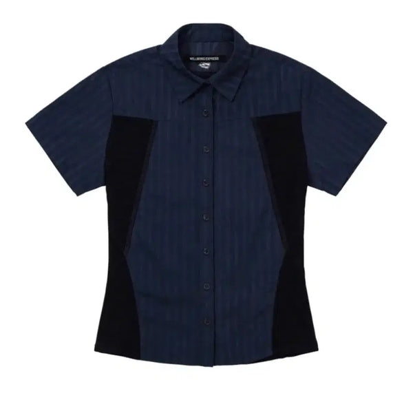 [BUNJANG] Wellbeing Express Half Sleeve Hiking Shirt Navy Size S / 웰빙익스프레스 Half Sleeve Hiking Shirt 마지막 할인