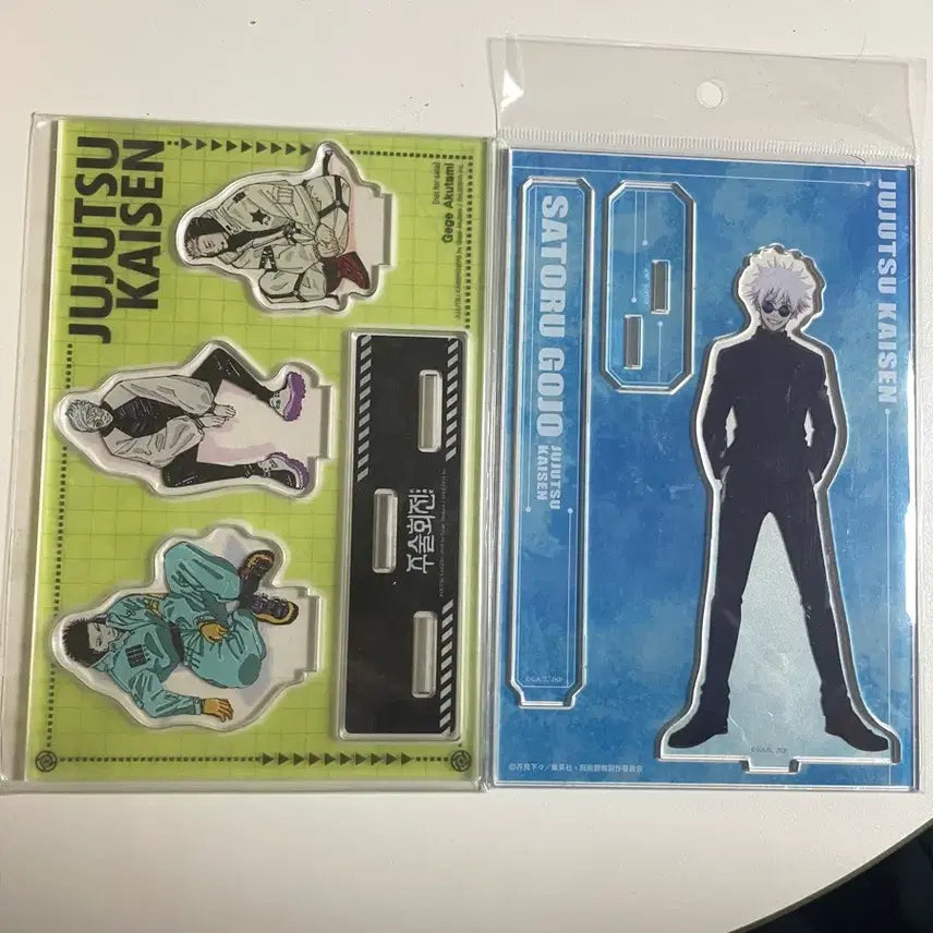 [BUNJANG] Jujutsu Kaisen Gojo Satoru Kaigyoku Okujutsu Original Art Acrylic Stand Bundle Set / 주술회전 아크릴 스탠드 일괄 고죠 사토루 회옥옥절 원화 슈에이샤