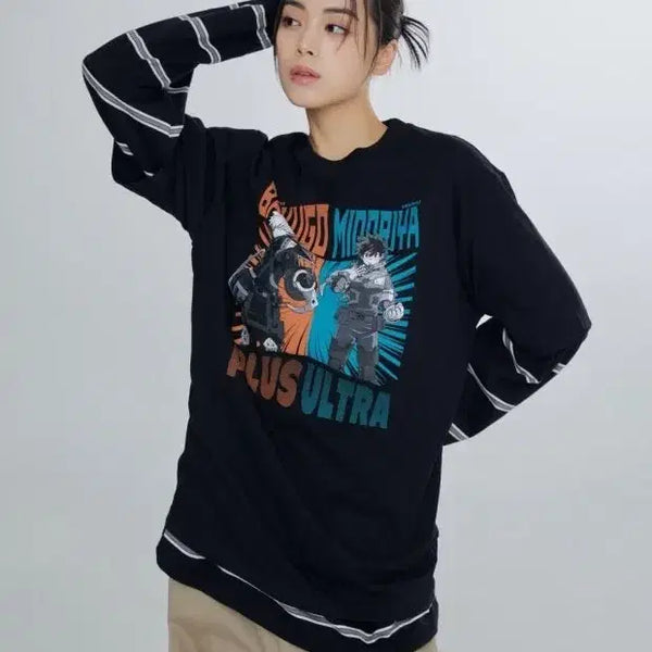 [BUNJANG] SPAO My Hero Academia T-Shirt XL / 나의 히어로 아카데미아 스파오 티셔츠