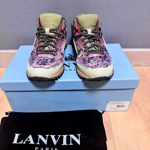 [BUNJANG] Lanvin Sneakers Pink Purple / 랑방 스니커즈 핑크 퍼플