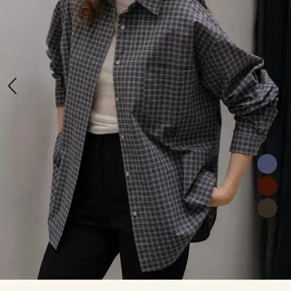 [BUNJANG] FRIAVER Oversized Checked Shirt / 프리버 오버사이즈 체크셔츠 새상품 (86000원)