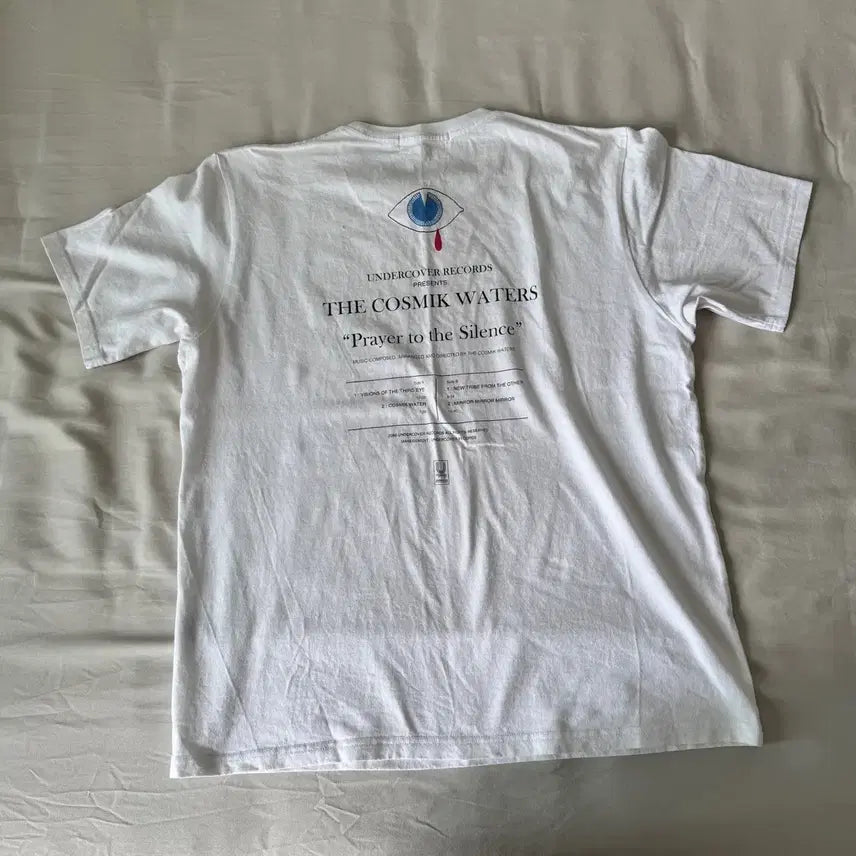 [BUNJANG] Undercover Cosmic Waters Printing T-shirt White / 언더커버 / 코스믹 워터스 프린팅 티셔츠 화이트 / 3