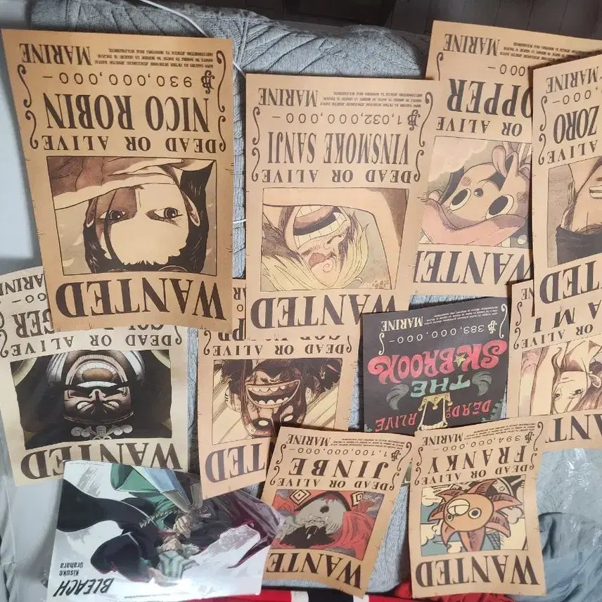 [BUNJANG] One Piece & Bleach A3 Poster Set / 원피스.블리치 a3 포스터판매
