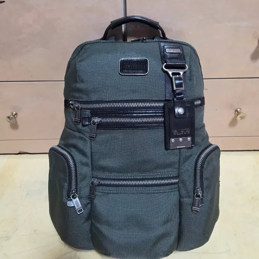 [BUNJANG] Tumi Alpha Bravo Knox Backpack Khaki FXT Ballistic Nylon / 투미 정품 알파브라보 녹스 백팩 거의새제품