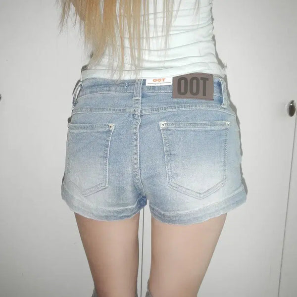 [BUNJANG] Our Cabinet The Air Town Denim Shorts / 아워캐비넷 디에어타운 데님 쇼츠(배송 온 그대로)