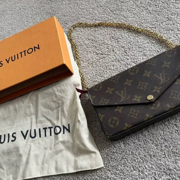 [BUNJANG] Louis Vuitton Félicité Pochette 3-in-1 Chain Bag Brown Monogram Canvas / 루이비통 펠리시 포쉐트 3in1 체인백 브라운