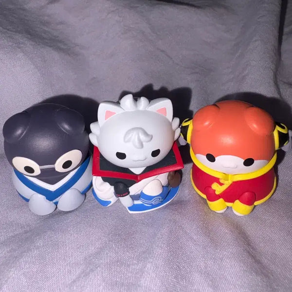 [BUNJANG] Gintama Yorozuya Mega Cat Bundle Set Kagura Shinpachi Sakata Gintoki / 오늘만이가격)은혼 해결사 메가캣 일괄 메가냥 긴토키 카구라 신파치