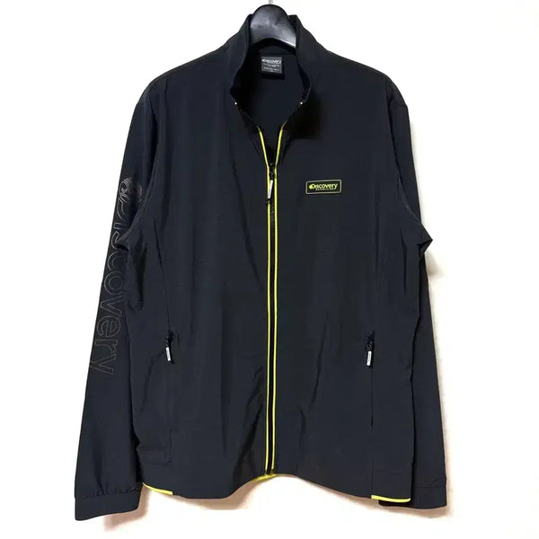 [BUNJANG] Discovery Expedition Charcoal Woven Zip-Up Jacket (XL, 105) / [XL,105]디스커버리 바람막이 우븐 집업 자켓 차콜