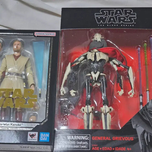 [BUNJANG] Bandai S.H.Figuarts Obi-Wan Kenobi Ep3 & Hasbro General Grievous Set / 스타워즈 SHF 오비완 EP3  클래식 & 하스브로 그리버스 세트
