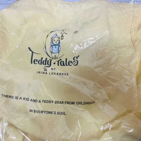 [BUNJANG] Teddy Tales Yellow Eco Bag / 테디테일즈 에코백 노랑색 가방