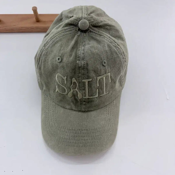 [BUNJANG] MudeSalt Vintage Ball Cap Beige / 머드솔트 빈티지 볼캡 베이지