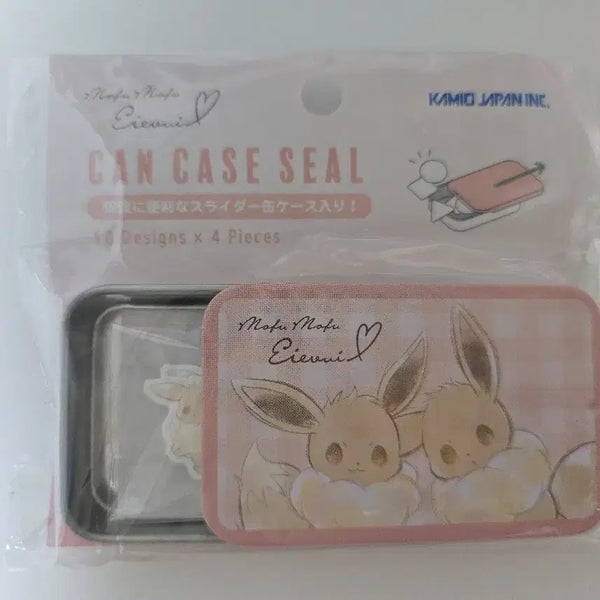 [BUNJANG] Pokemon Center Eevee Sticker Tin Case (Sealed) / 일본 포켓몬센터 이브이 스티커 틴케이스 미개봉
