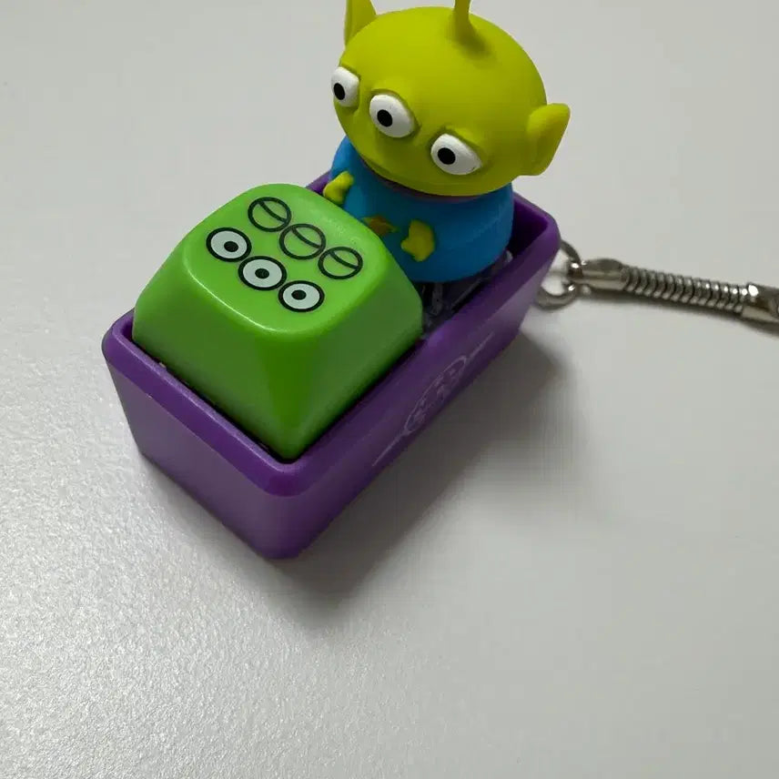 [BUNJANG] Toy Story Alien Keycap Keychain - New / 토이스토리 알린 키캡키링 새제품