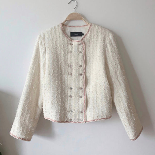[BUNJANG] VIA PLAIN Tweed Jacket / 비아플레인 트위드 자켓