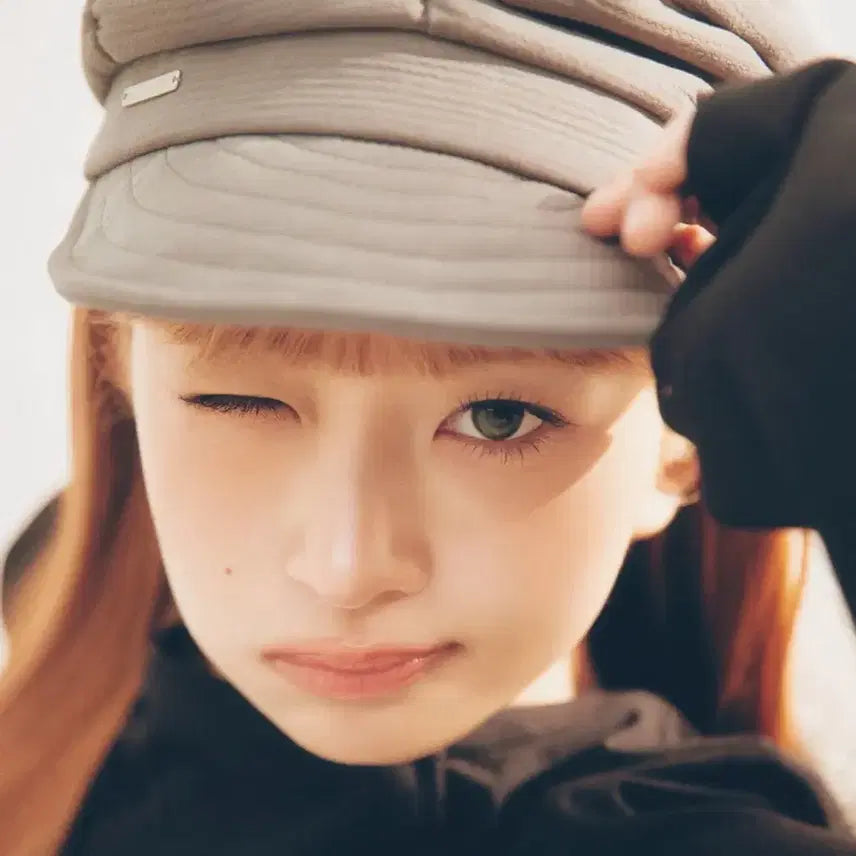 [BUNJANG] Miseki Seoul Pleats Shirring Cap Grey / (새상품) 미세키서울 Pleats shirring cap GREY