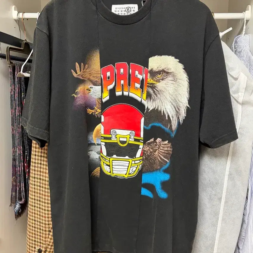 [BUNJANG] Supreme MM6 Split Top T-Shirt Print / 슈프림 마르지엘라 supreme mm6 split top 티셔츠 프린트