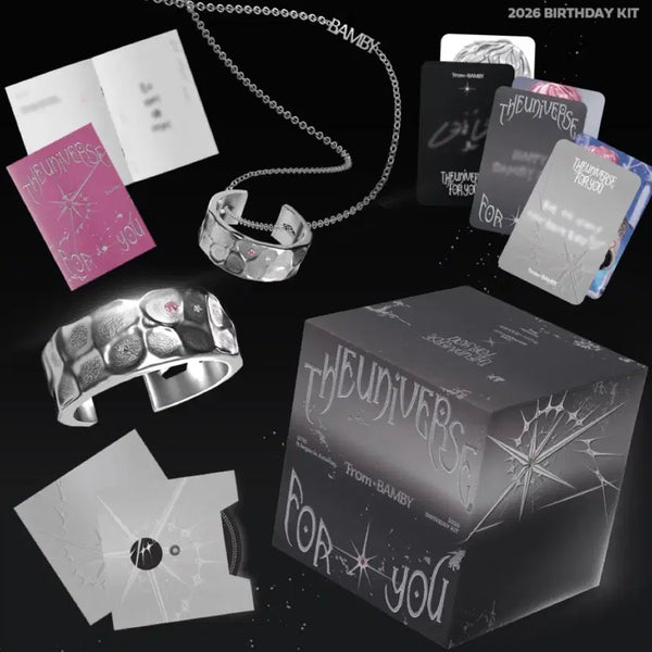 [BUNJANG] Bambi 2026 Birthday Kit Necklace, Ring, Photocard Bundle Set / 밤비 생킷 2026 생일키트