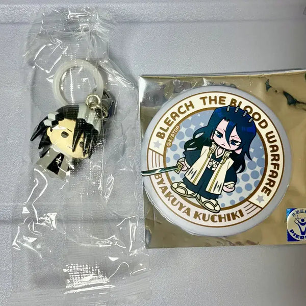 [BUNJANG] Bleach Kuchiki Byakuya Mojirushi Badge Set (Sealed) / 블리치 쿠치키 뱌쿠야 메지루시 뱃지 미개봉 새상품 일괄