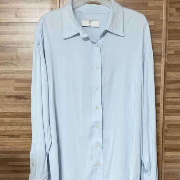 [BUNJANG] sie Reels Loose Shirt Misty Blue / 시에 sie 릴즈 루즈 셔츠 미스티블루