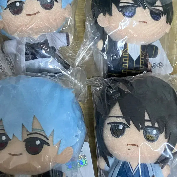 [BUNJANG] Gintama Chibi Plush Set - Sakata Gintoki (White Yaksha & Shinsengumi), Hijikata, Katsura / 운포)은혼 치비구루미 백야차긴토키 진선조긴토키 히지카타 카츠라