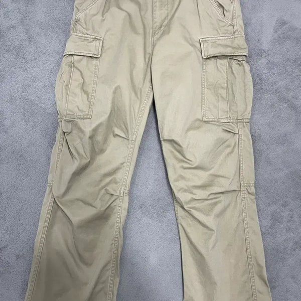 [BUNJANG] AVIREX 6-Pocket Military Cargo Pants Khaki / 아비렉스(AVIREX) 밀리터리 카고 팬츠 카키