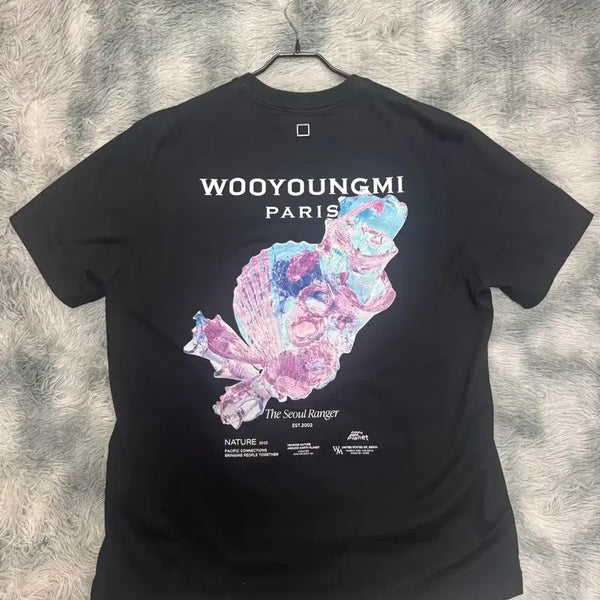 [BUNJANG] Wooyoungmi 3D Coral Short Sleeve T-Shirt Size 46 / 우영미 3D 코랄 반팔티