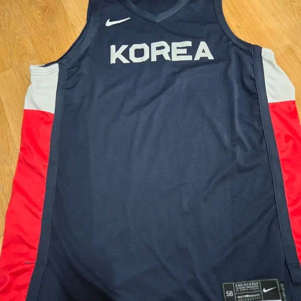 [BUNJANG] Nike Korea National Basketball Team Jersey (Size 56) / 나이키 농구 코리아 국대 유니폼(56)