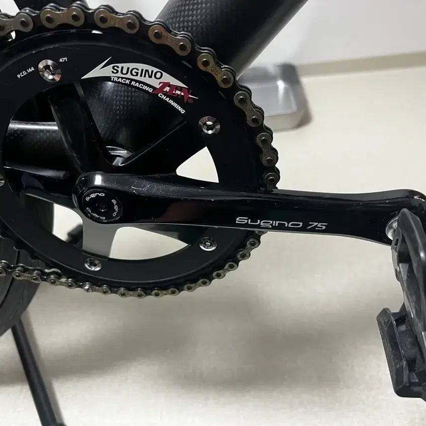 [BUNJANG] Sugino 75 Crankset 165mm Black / 스기노75 블랙 165mm 크랭크 교신