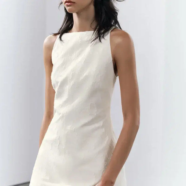 [BUNJANG] ZARA Jacquard Mini Dress / ZARA 자카드 미니 드레스
