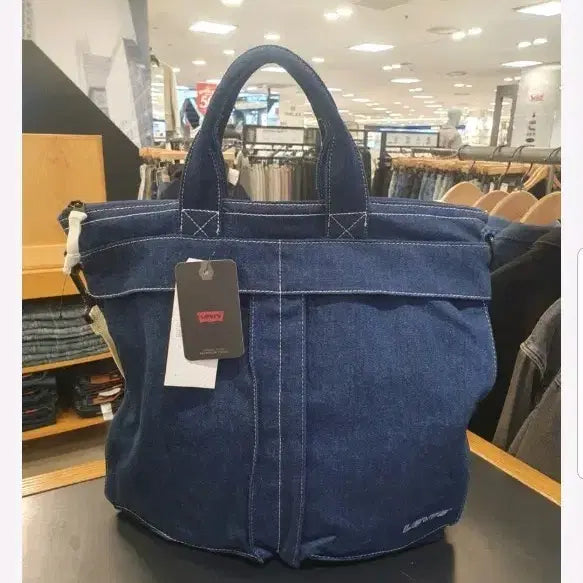 [BUNJANG] Levi's Denim Carryall Big Bag Eco Bag Shoulder Bag Tote Bag / [새상품]리바이스 데님 캐리올 빅백 에코백 숄더백 토트백