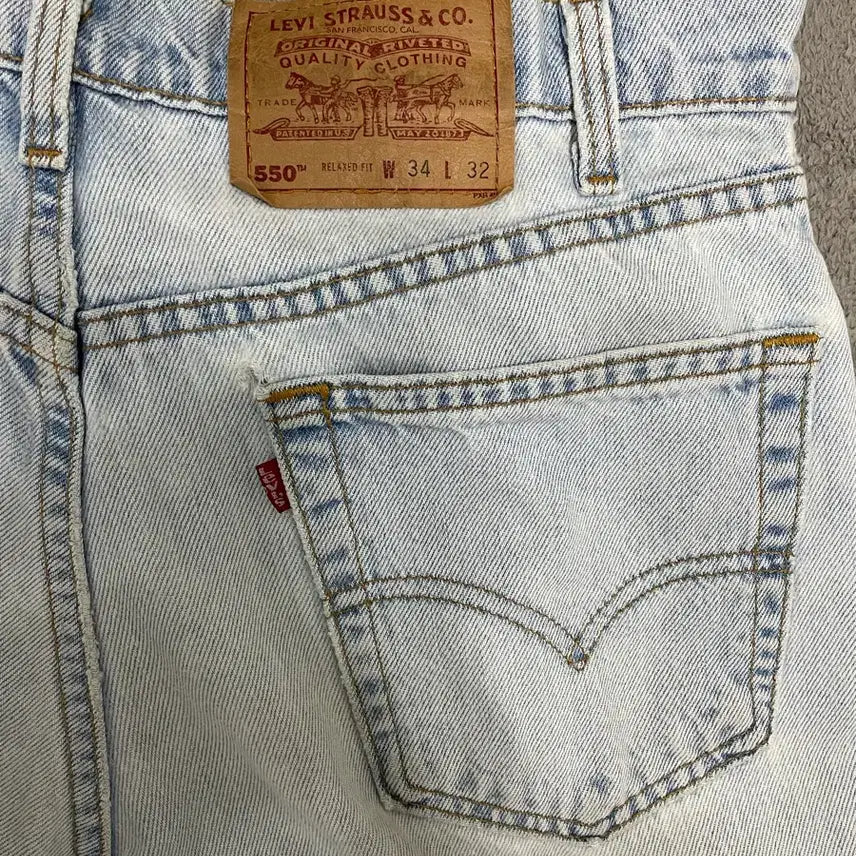 [BUNJANG] Levi's 550 Relaxed Fit Jeans (Made in USA, 1997) / 90s 리바이스 550 릴렉스핏 W34 L32