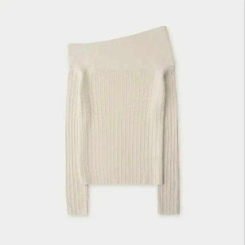 [BUNJANG] sie Minuet Off-Shoulder Knit Cream / [새상품] sie 시에 미뉴엣 오프숄더 니트 크림