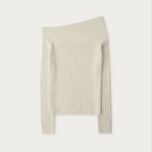 [BUNJANG] sie Minuet Off-Shoulder Knit Cream / [새상품] sie 시에 미뉴엣 오프숄더 니트 크림