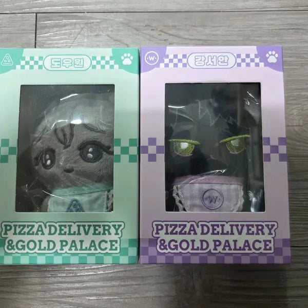 [BUNJANG] Delivery Man Pizza & Gold Palace Woowon & Seuan Doll Set Sealed / 피달부 피자배달부와 골드팰리스 우원&서안 인형 미개봉 판매합니다