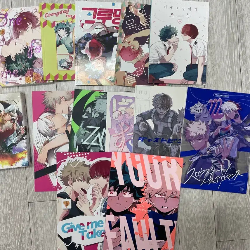 [BUNJANG] My Hero Academia Doujinshi Bundle Set / 나의 히어로아카데미아 히로아카 회지 동인지 개인지 일괄판매