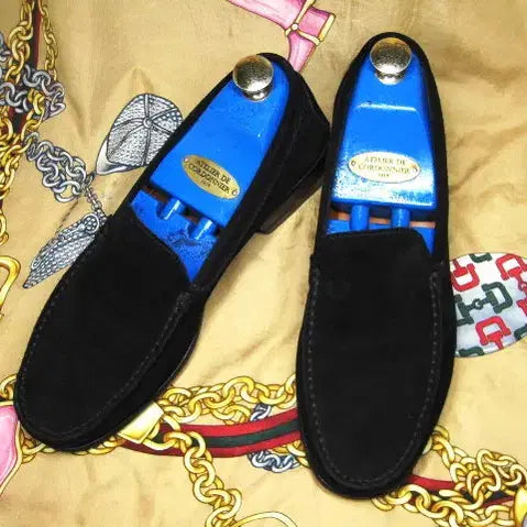 [BUNJANG] Tod's Black Suede Calfskin U-Tip Loafers / 이태리명품 토즈 블랙 스웨이드 카프스킨 U팁 로퍼 270