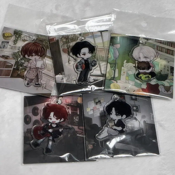 [BUNJANG] Mangasol Funding Keychain Bundle Set (5 Types, Sealed) / 망아살 펀딩 키링 5종 일괄 양도 (미개봉)