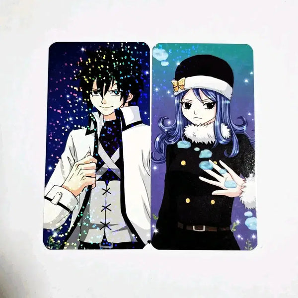 [BUNJANG] Fairy Tail Gray & Juvia Hologram Photocard Set / 페어리테일 그레이 쥬비 포토카드