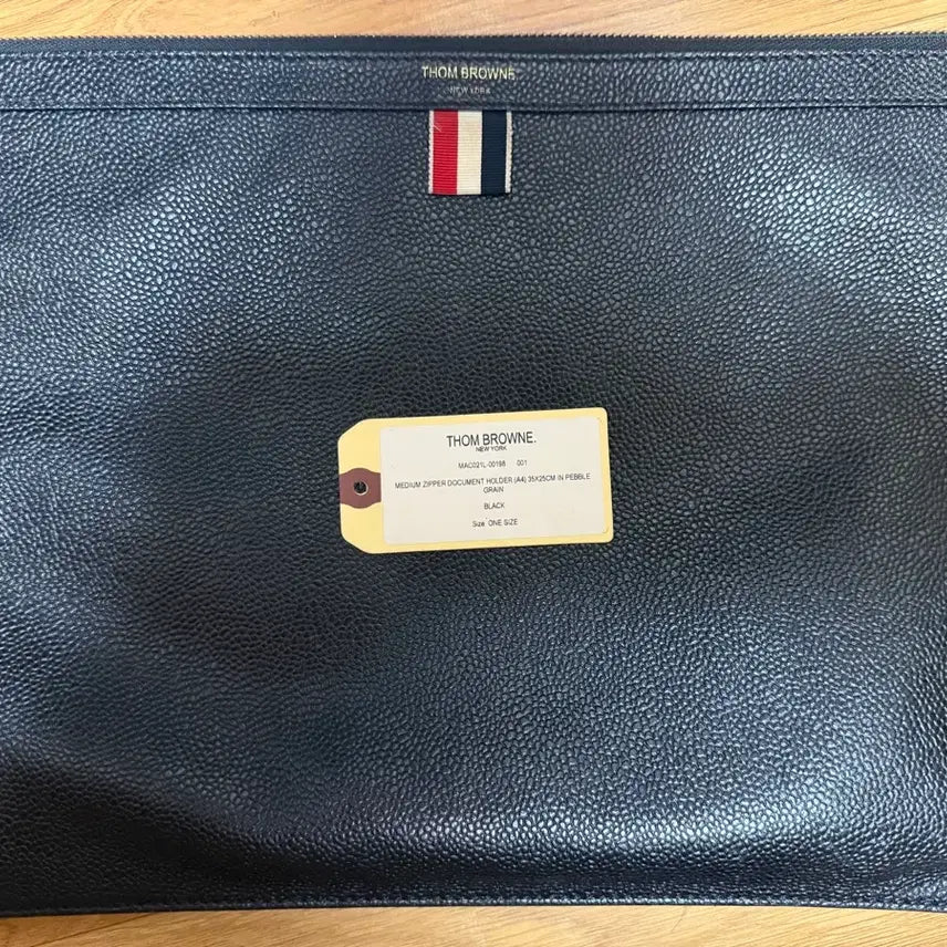 [BUNJANG] Thom Browne Leather Clutch / 톰브라운 가죽 클러치