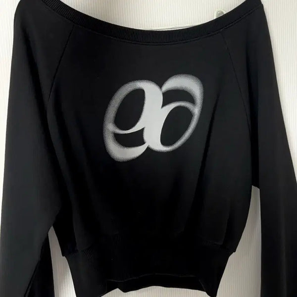[BUNJANG] MANDY Sweatshirt Black / 애즈온 맨투맨 블랙